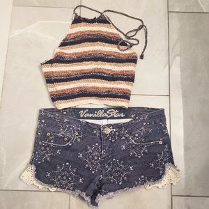 Bandana Patterned Shorts